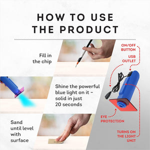 Bone & Almond Color Surface Repair Kit